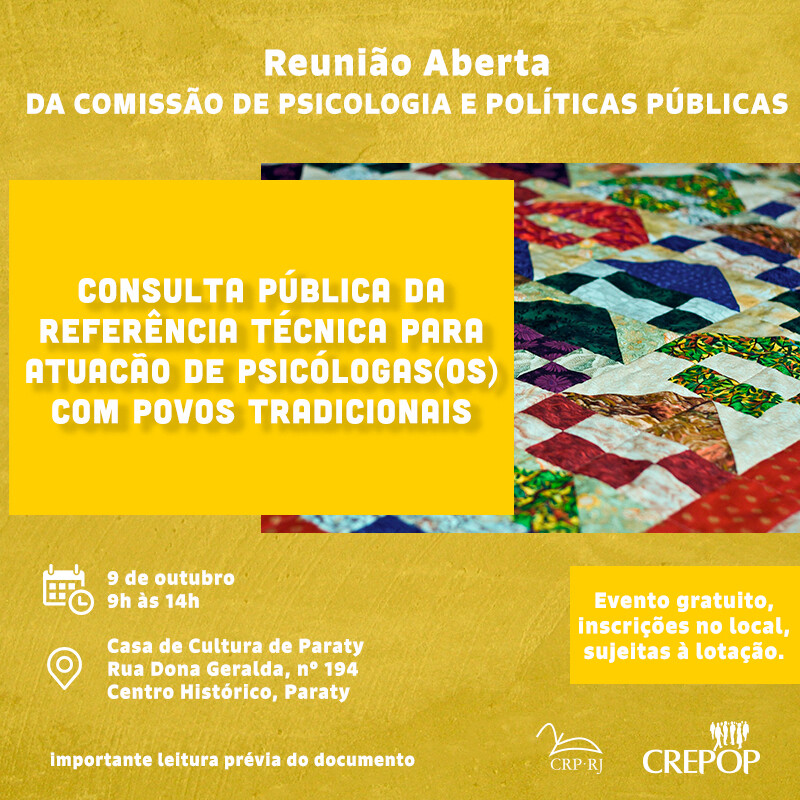 crp-rj-promovera-reuniao-aberta-em-paraty-para-debater-referencia-tecnica-do-crepop-sobre-povos-tradicionais